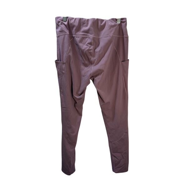 Zella Womens High-Waist Pocket‎ Leggings Mauve Athletic Activewear - Picture 2 of 8